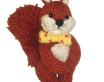 The Little Squirrel PDF Email Knit Pattern