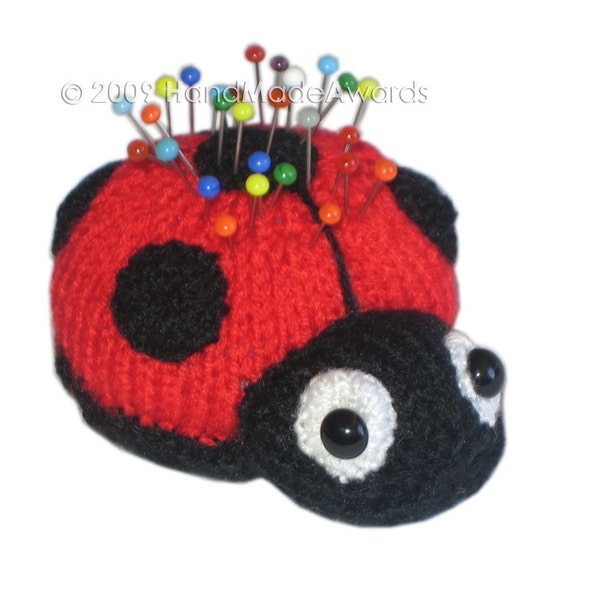 LADYBUG PINCUSHION Pdf Email Knit PATTERN