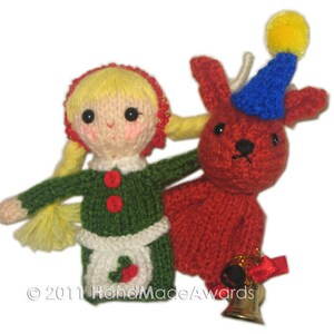 Christmas Finger PUPPETS Pdf Email CROCHET PATTERN - Etsy