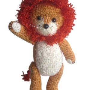 Rupert the LION PDF Email Knit PATTERN image 3