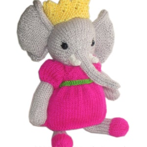 Taffi The Princess Elephant PDF Email Knit PATTERN image 3