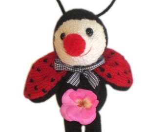 Sweetest LADYBUG  PDF Email Knit PATTERN