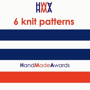 SIX HandMadeAwards KNIT PATTERNS- Pdf