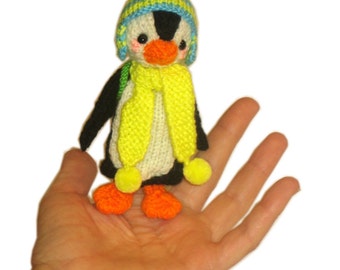 Polar Penguin Finger Puppet Pdf Email Knit PATTERN