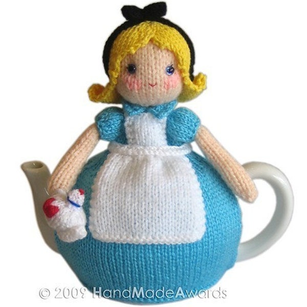 ALICE in WONDERLAND Tea Cosy pdf Email Crochet PATTERN