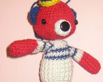 Sailor Red BEAR Pdf Email CROCHET PATTERN