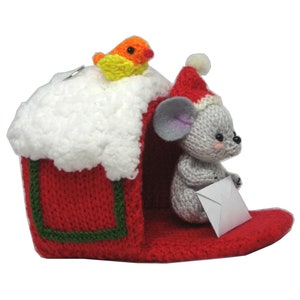 Sweet Little Mouse in Mailbox PDF email knit PATTERN image 5