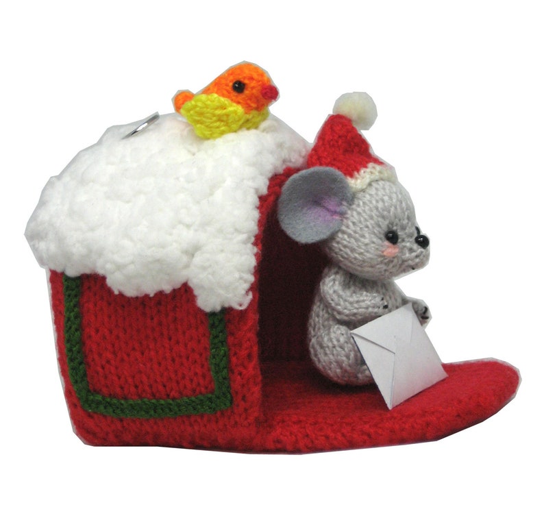 Sweet Little Mouse in Mailbox PDF email knit PATTERN image 5