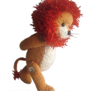 Rupert the LION PDF Email Knit PATTERN image 2