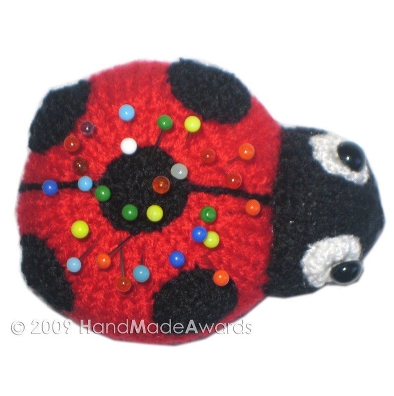 LADYBUG PINCUSHION Pdf Email Knit PATTERN Etsy