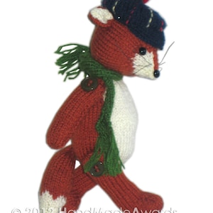 Morris the FOX PDF Email Knit PATTERN