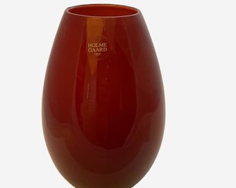 Holmegaard Denmark, Cocoon, Vase, Peter Svarrer, Danish design, vintage