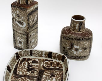 Royal Copenhagen Baca Vase 719/3455, Nils Thorsson Midcentury