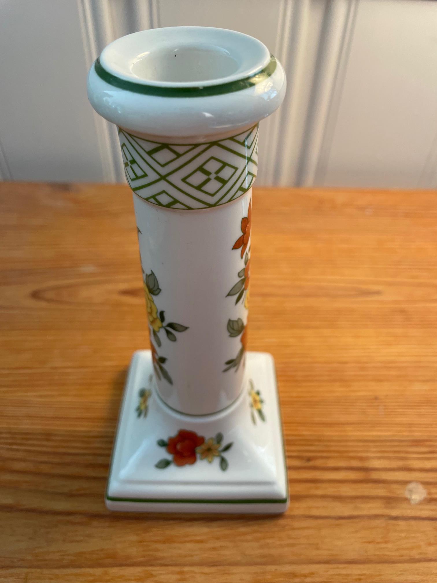 ビレロイ&ボッホ キャンドルホルダー 陶器製 教会　Villeroy&Boch☆ ビレロイ＆ボッホ、キャンドルホルダー、1980年代 - Etsy 日本