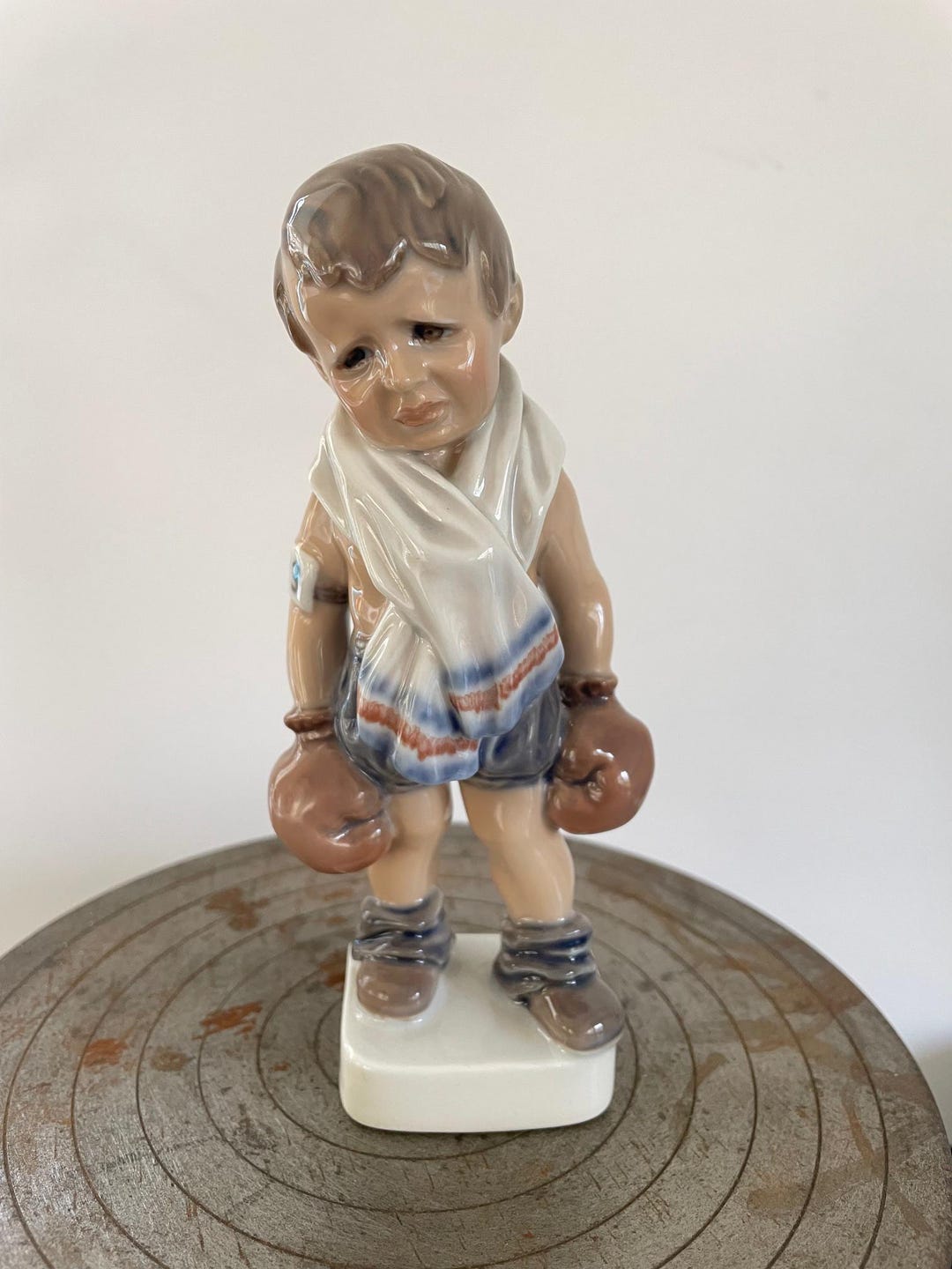 Dahl-jensen, Denmark, Boxer Figurine 
