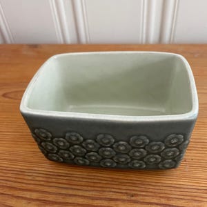 クロンユデン、デンマーク、イェンス・ハラルド・クイストガード：「アズール」バターボックスまたは長方形のボウル、1960年代、ミッドセンチュリー