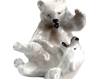 PolarBear・Knud Kyhn・36cm×21cm◇B＆G・R.C◇ Porcelain