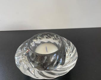 Holmegaard, Denmark, Sidse Werner: "Capriole" candleholder, 1987