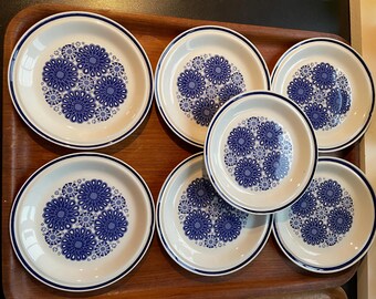 Egersund Norway, Korulen, Small plate, Unni Margrete Johnsen, 1970&#39;s, Vintage