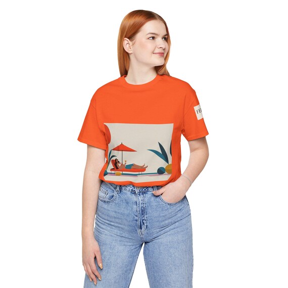 Unique Gift Casual Wear T-Shirt, Summer Graphic Tee Unisex Jersey Short Sleeve, Holiday Fashion Top