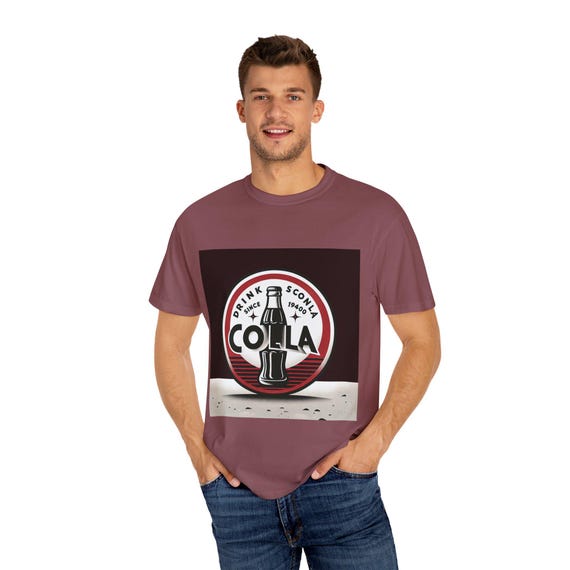 Retro Cola Tee, Vintage Soda Shirt, Summer Casual Wear, Gift for Drink Lovers, Unisex Graphic Top