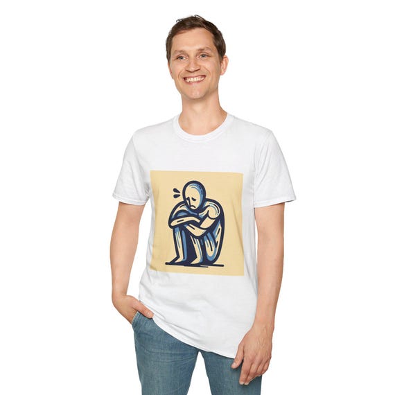 Emotional Comfort Unisex T-Shirt | Artistic Design Tee, Casual Wear, Gift for Friends, Self-Care Shirt, Everyday Style
