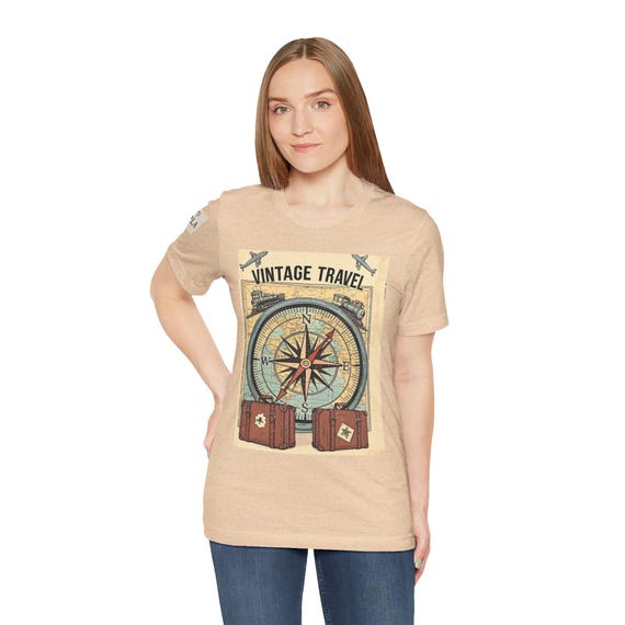 Vintage Travel Tee, Unisex T-Shirt, Travel Lover Gift, Adventure Shirt, Summer Fashion, Wanderlust Apparel