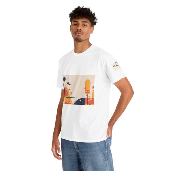 graphic tee/ Heavy Cotton Tee with Customizable Design / Perfect for Creative Expression, Casual Wear, Gifts, Everyday Outfits, Art Lovers