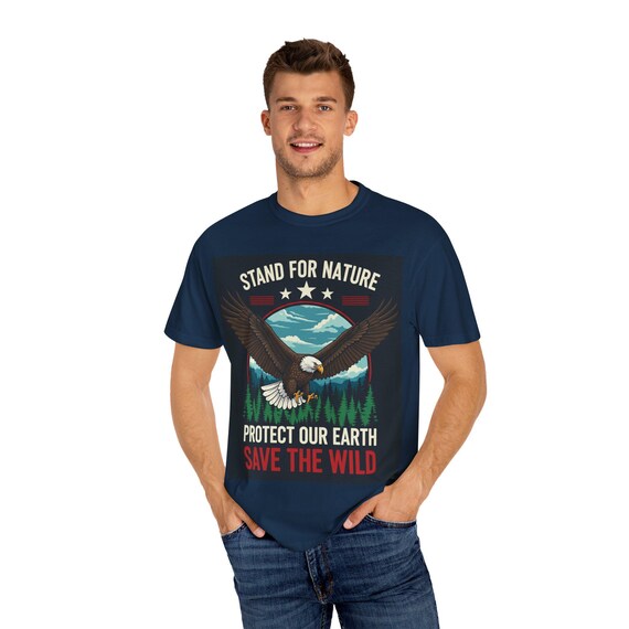 Nature-Inspired Unisex T-Shirt, Eco-Friendly Graphic Tee, Wildlife Conservation Apparel, Gift for Nature Lovers, Outdoor Adventure Shirt