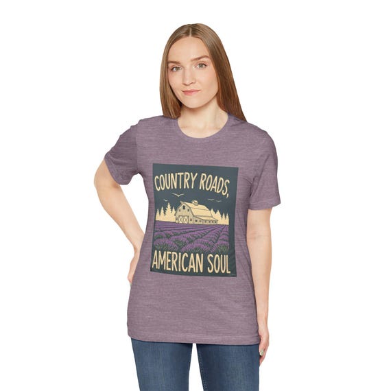 Country Roads Unisex Tee, Perfect for Nature Lovers, Ideal Gift for Travelers, Summer Vibes, Casual Wear, Home and Outdoor Style