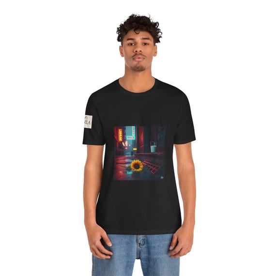 Sunflower Night Vibes Tee/ 2025 Summer Sunflower Shirt/ Comfort Colors Unisex Boho Graphic Tee With Butterfly/ Gift for Her/Him