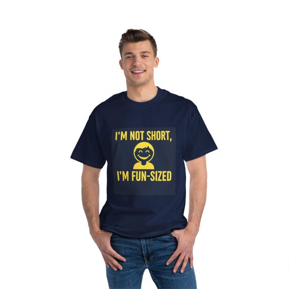 Beefy-T® Fun-Sized Short-Sleeve T-Shirt, Quirky Tee, Fun Gift, Travel Enthusiast Shirt, Short People Humor Tee, Casual Wear