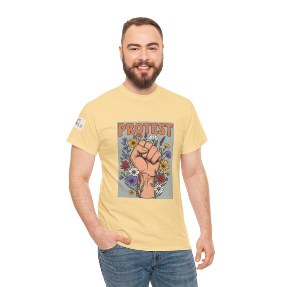 Protest Graphic Tee, Unisex Tee for Activists, Feminist Fashion, Statement Shirt, Gift for Change Makers, Social Justice Apparel