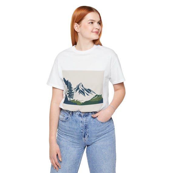 Mountain Adventure Unisex Tee, Nature Lover Shirt, Outdoor Hiking Graphic Tee, Casual Travel Gift for Men & Women
