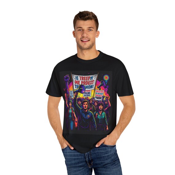 Unisex Protest Art T-Shirt, Bold Statement Tee, Comfortable Casual Wear, Ideal for Activism, Gifts for Change-Makers, Event Apparel, [...]
