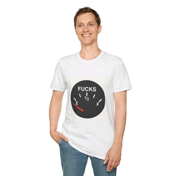 Unisex Humor Graphic T-Shirt with Funny Gauge Design - Perfect for Gifting, Casual Wear, Parties, Birthdays, Relaxing