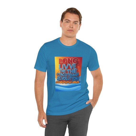 Long Live the Taco Trump Revolution Tee, Fun Graphic T-Shirt, Unisex Casual Wear, Taco Enthusiast Gift, Unique Party Apparel, Vibrant [...]