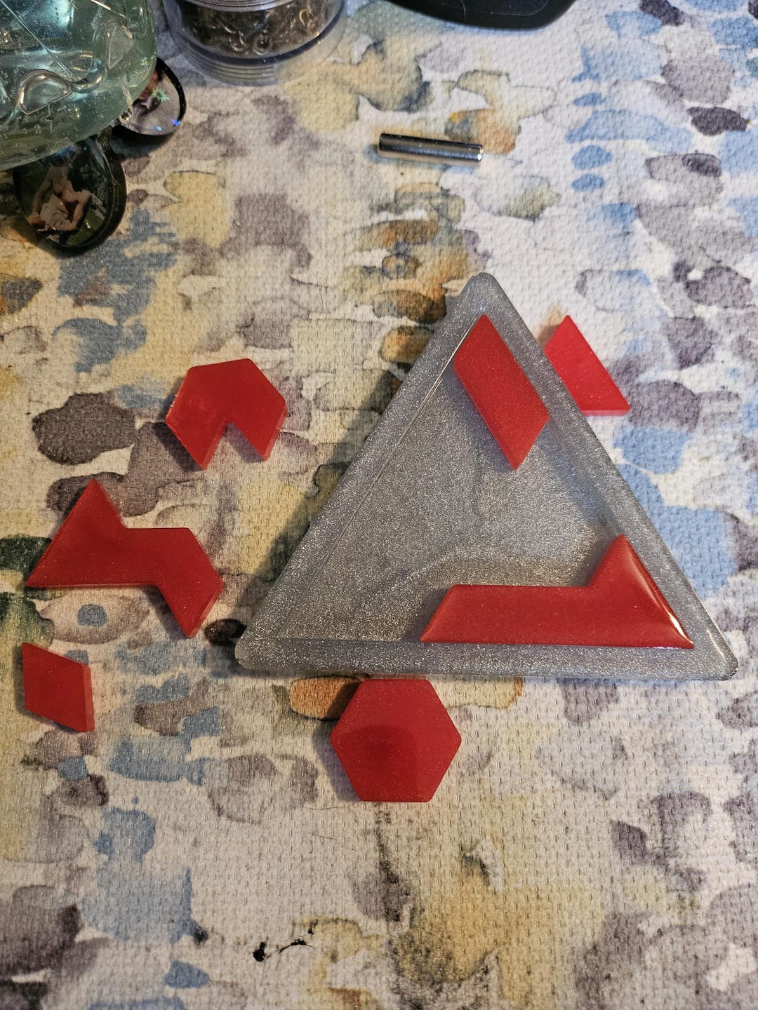 Triangle Tangram Resin Set - Etsy