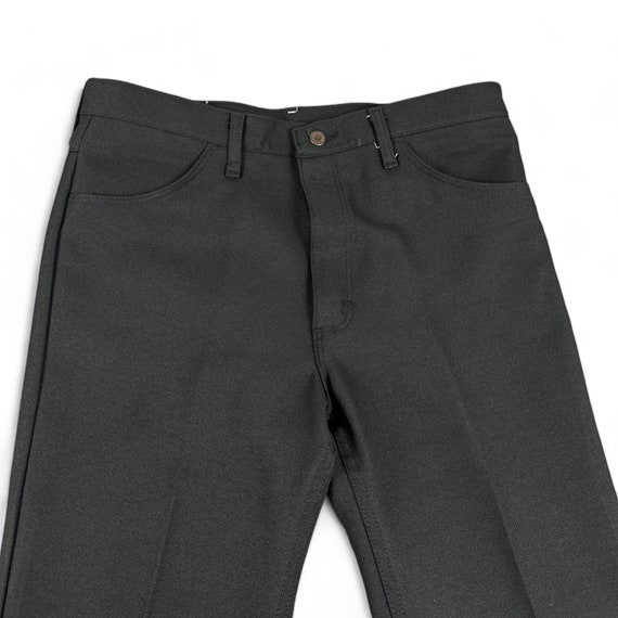Vintage Wrangler Pants Mens 35x32 Black 90s Wranc… - image 3