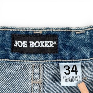 Vintage Joe Boxer Jeans Mens 32x32 Blue Medium Wash Denim Straight Leg 90s image 5