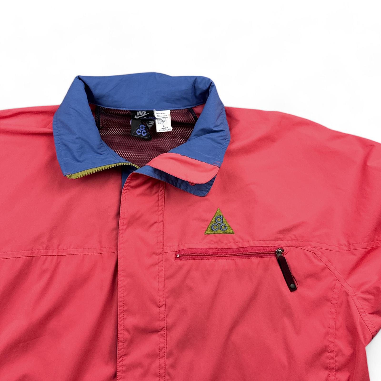 Vintage Nike ACG Jacket Adult LARGE Pink Purple Windbreaker