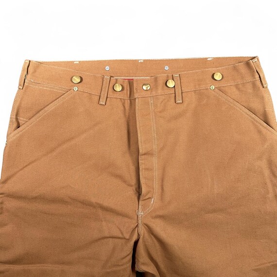 Vintage Carhartt Pants Mens 38x33 Brown Duck Canvas U… - Gem