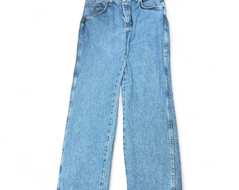 Vintage Wrangler Jeans Mens 34x30 Blue Rugged Wear Outdoor Cowboy Workwear Y2K