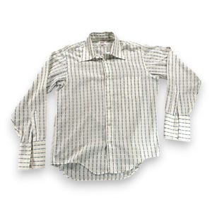 enro dress shirts big and tall Enro 16.5 Big & Tall Cotton Polyester Blend Spread Collar Dress Shirt Striped