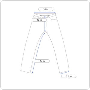 Vintage Joe Boxer Jeans Mens 32x32 Blue Medium Wash Denim Straight Leg 90s image 10