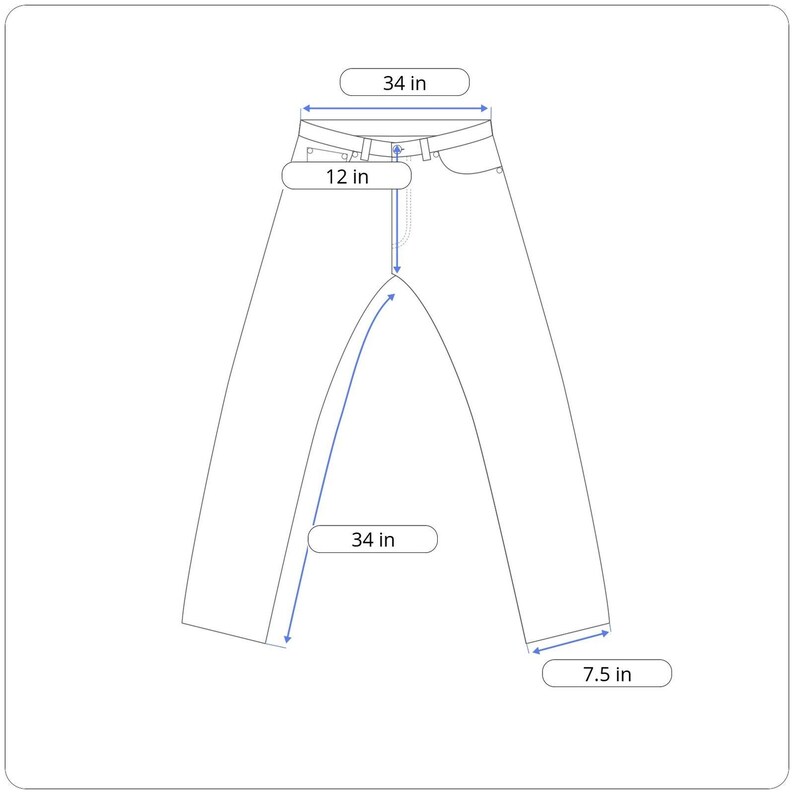 Vintage Joe Boxer Jeans Mens 32x32 Blue Medium Wash Denim Straight Leg 90s image 10