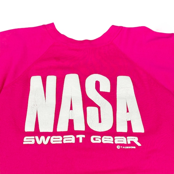 Vintage Nasa Sweater Adult EXTRA SMALL XS Pink 90… - image 2