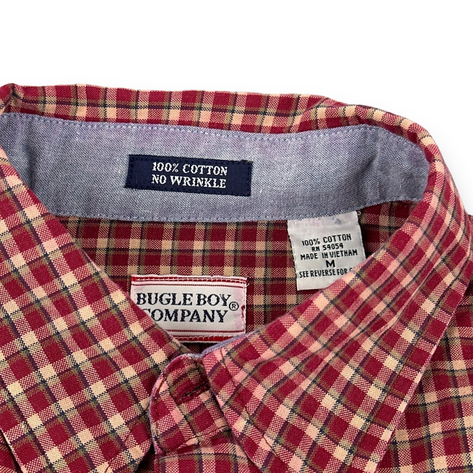 BUGLE BOY ヴィンテージ メンズ フィッシングベスト L レッド　赤 Rare Vintage Bugle Boy Jacket / Genuine Product / USA