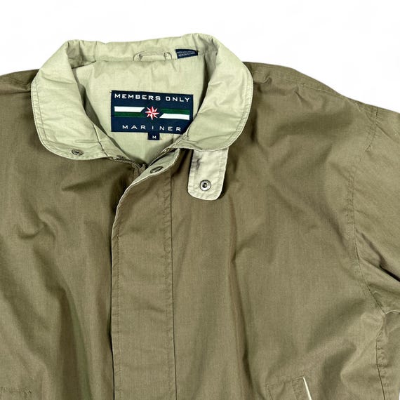 Vintage Members Only Jacket Adult MEDIUM Brown Tan Mariner