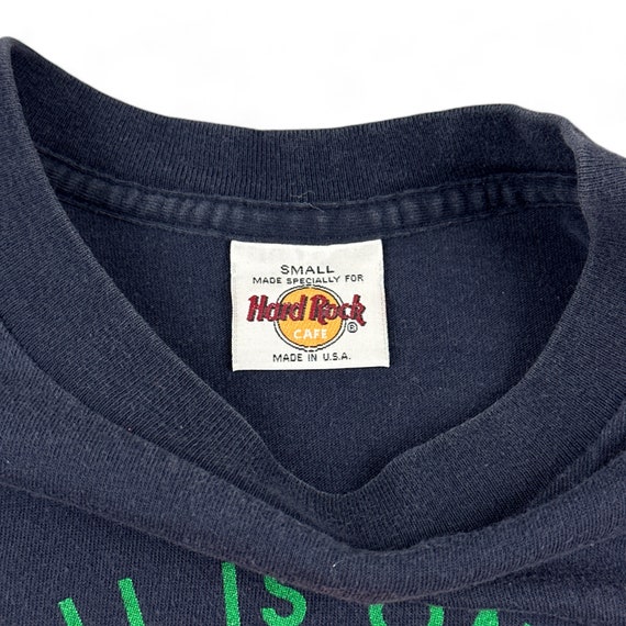 Vintage Hard Rock Cafe Shirt Adult SMALL Blue 90s… - image 3